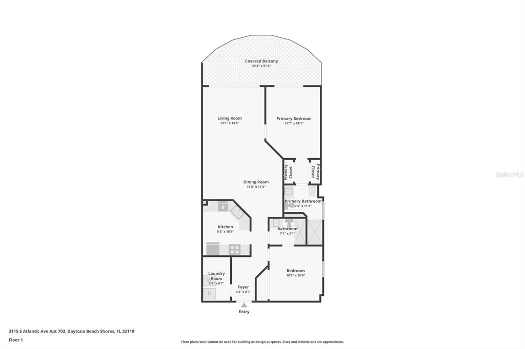 For Sale: $440,000 (2 beds, 2 baths, 968 Square Feet)