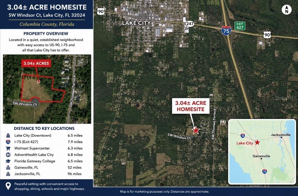 На продажу: $75,000 (3.04 acres)