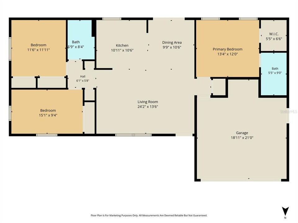 For Sale: $245,000 (3 beds, 2 baths, 1380 Square Feet)