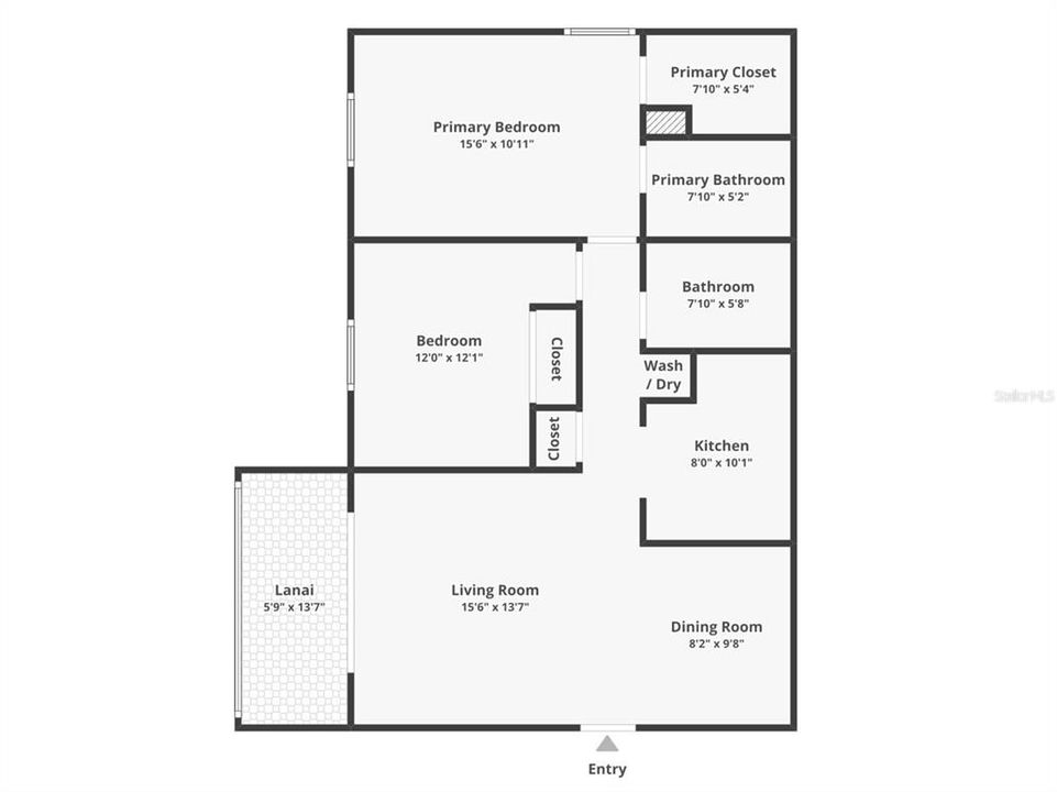 На продажу: $154,900 (2 спален, 2 ванн, 979 Квадратных фут)