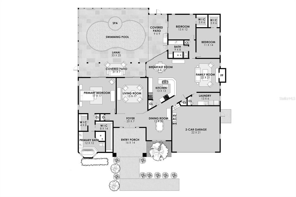 En Venta: $610,000 (3 camas, 2 baños, 2661 Pies cuadrados)