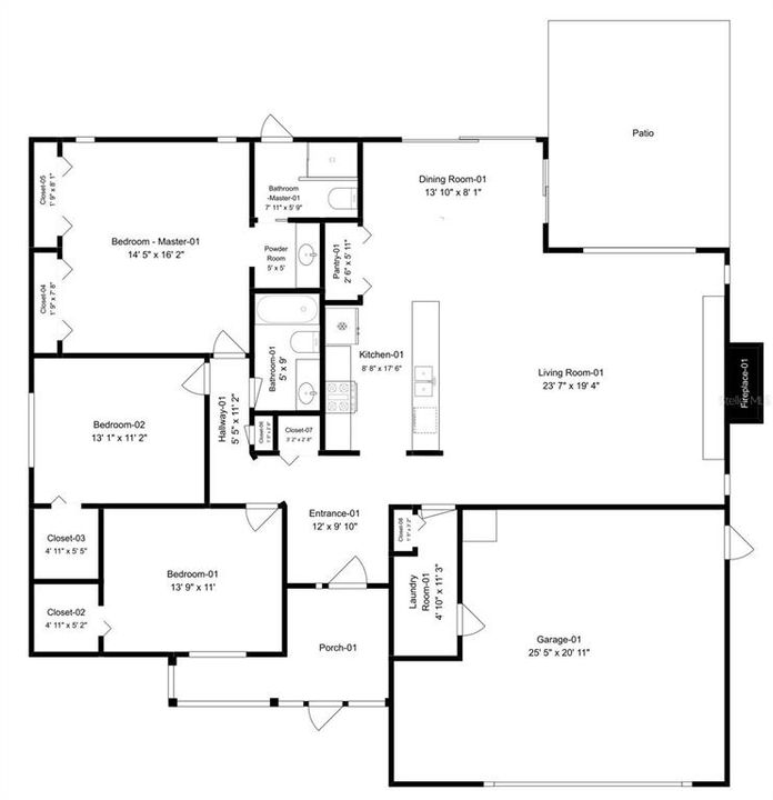 На продажу: $449,900 (3 спален, 2 ванн, 1749 Квадратных фут)