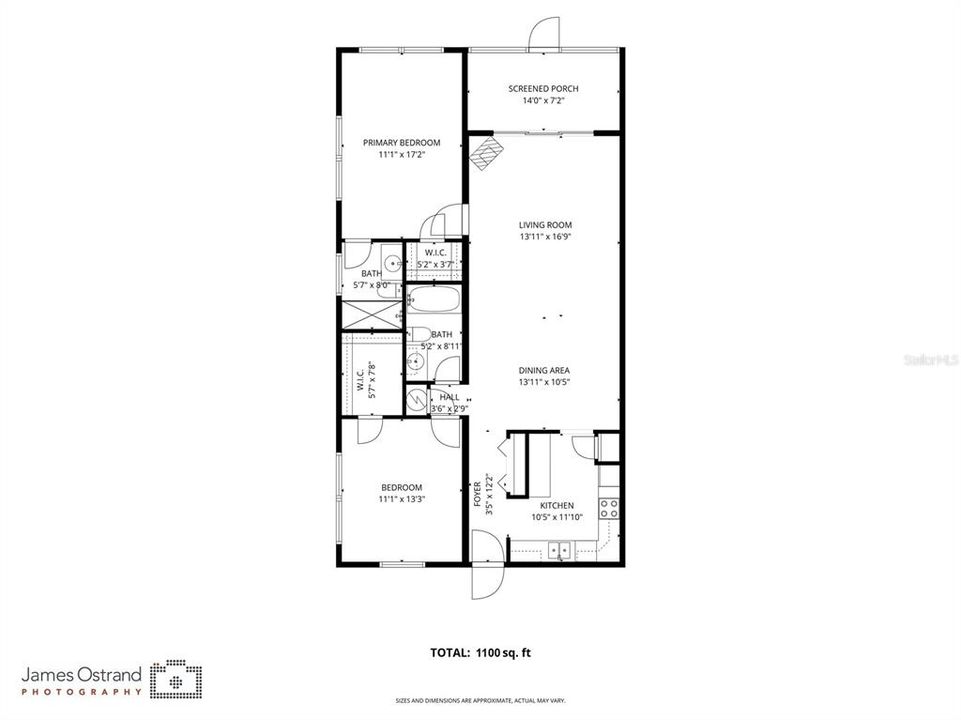 For Sale: $199,900 (2 beds, 2 baths, 1100 Square Feet)