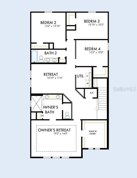 На продажу: $606,990 (4 спален, 2 ванн, 2805 Квадратных фут)