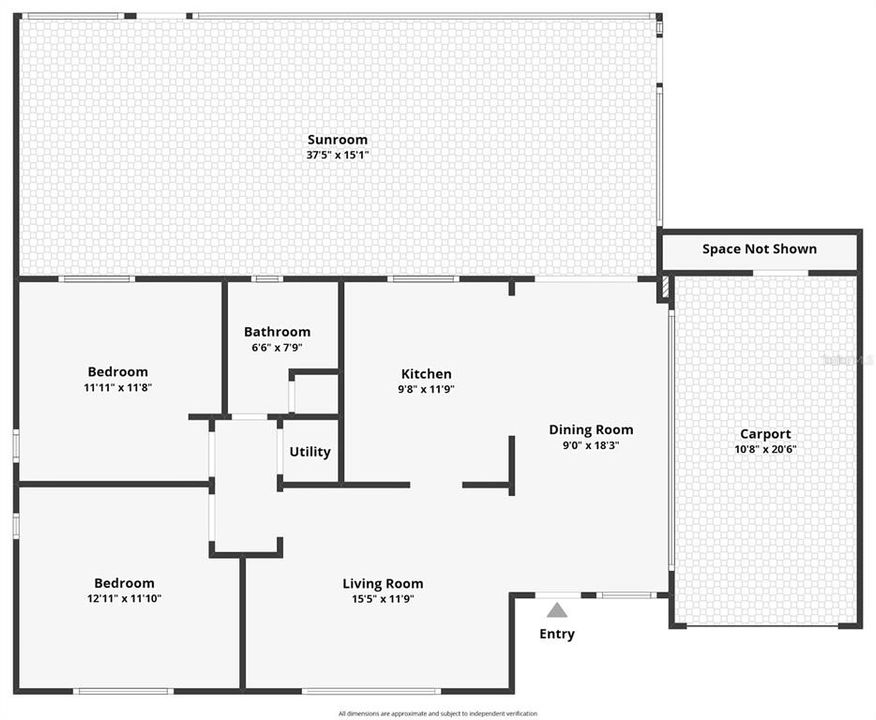 For Sale: $450,000 (2 beds, 1 baths, 886 Square Feet)