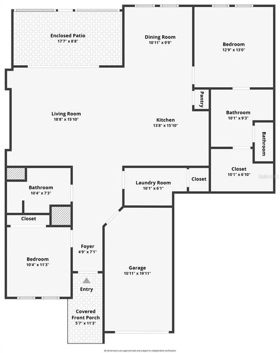 For Sale: $429,500 (2 beds, 2 baths, 1379 Square Feet)