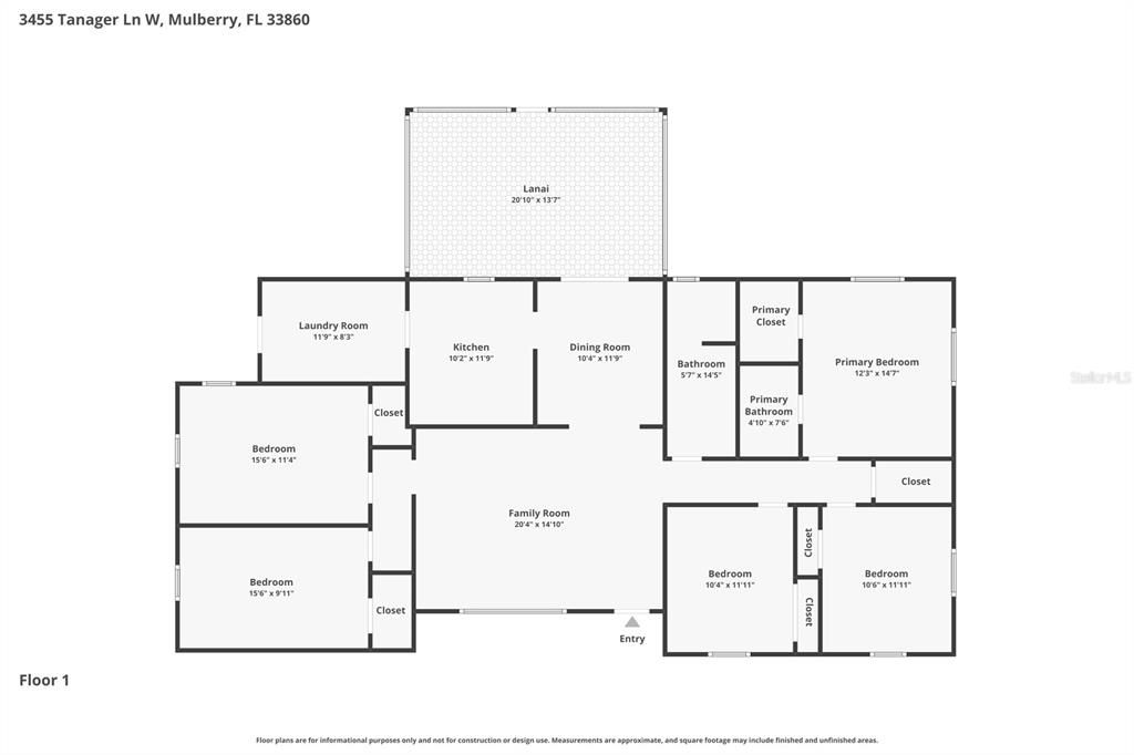 For Sale: $400,000 (5 beds, 2 baths, 2332 Square Feet)