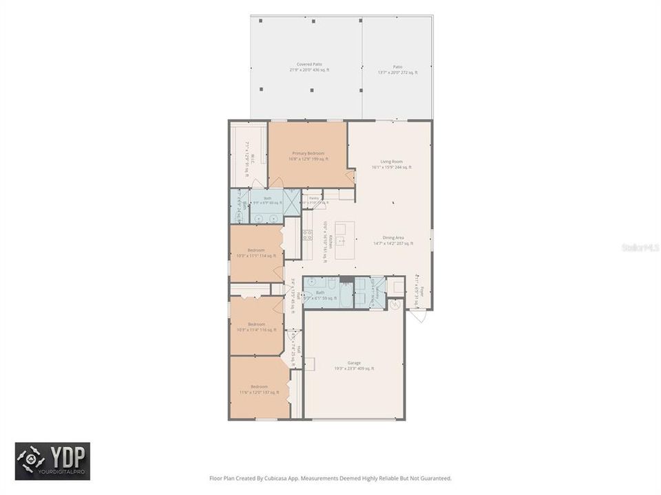 На продажу: $389,990 (4 спален, 2 ванн, 1810 Квадратных фут)
