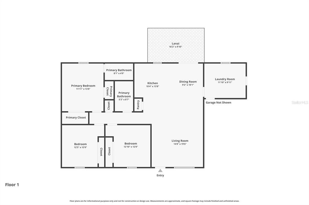 На продажу: $249,000 (3 спален, 2 ванн, 1488 Квадратных фут)