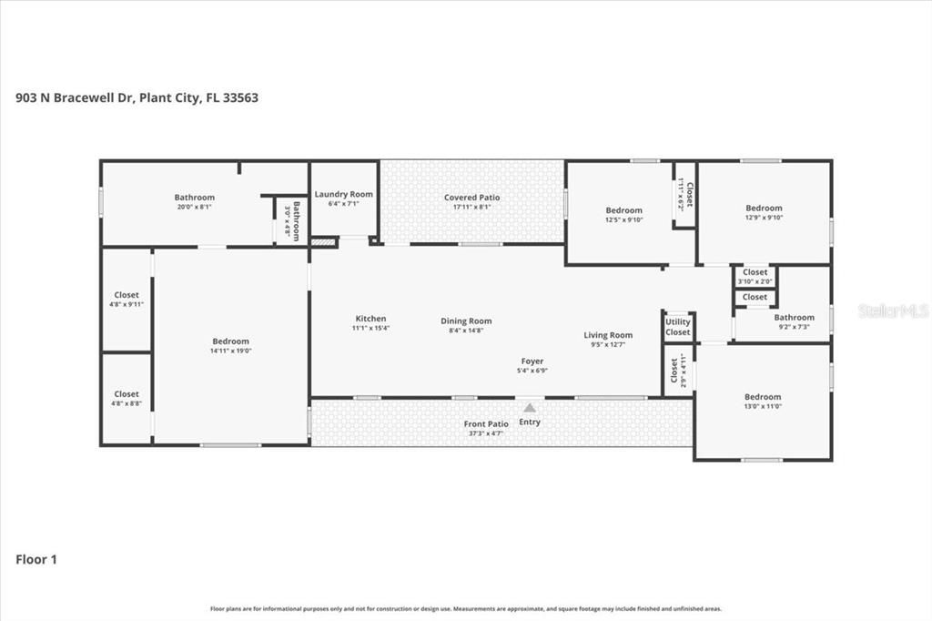 На продажу: $395,000 (4 спален, 2 ванн, 1950 Квадратных фут)