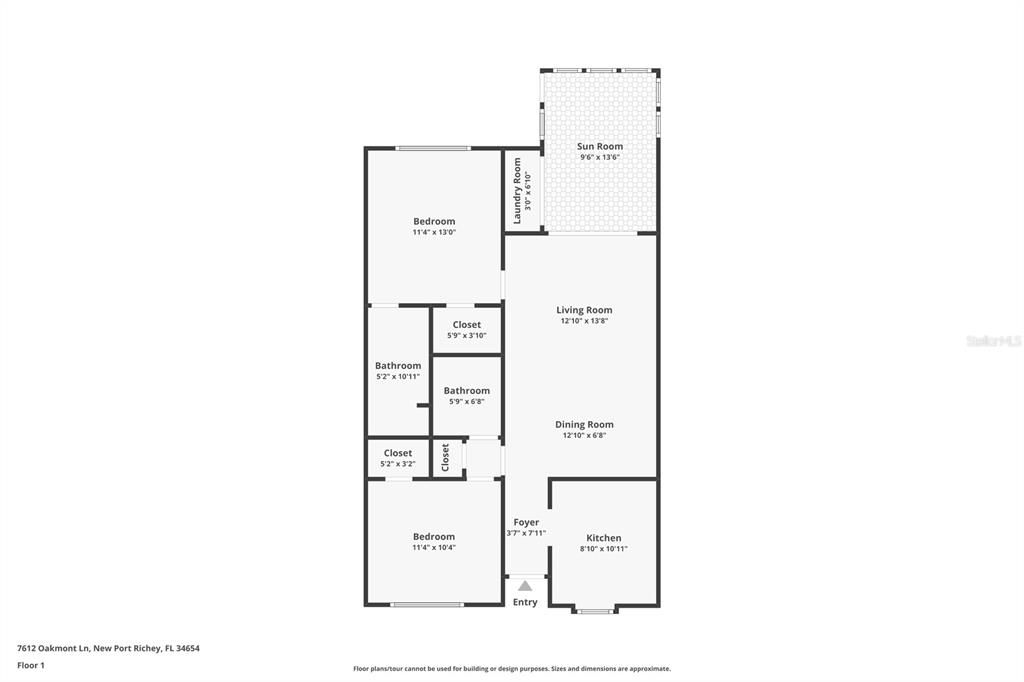 En Venta: $185,000 (2 camas, 2 baños, 876 Pies cuadrados)