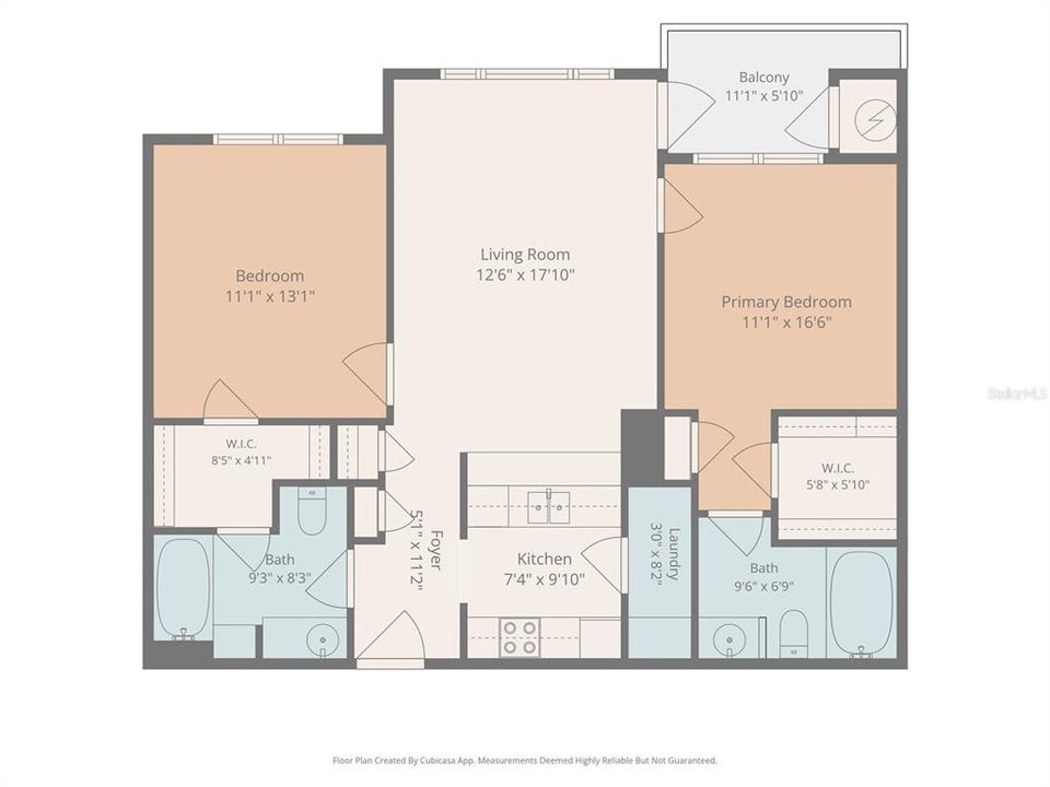 For Sale: $575,000 (2 beds, 2 baths, 938 Square Feet)