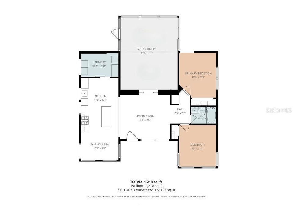 For Sale: $448,500 (2 beds, 1 baths, 1368 Square Feet)