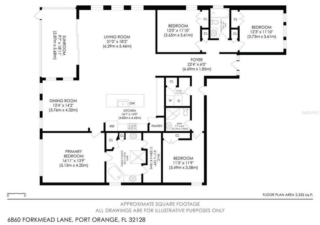 For Sale: $600,000 (4 beds, 3 baths, 2424 Square Feet)