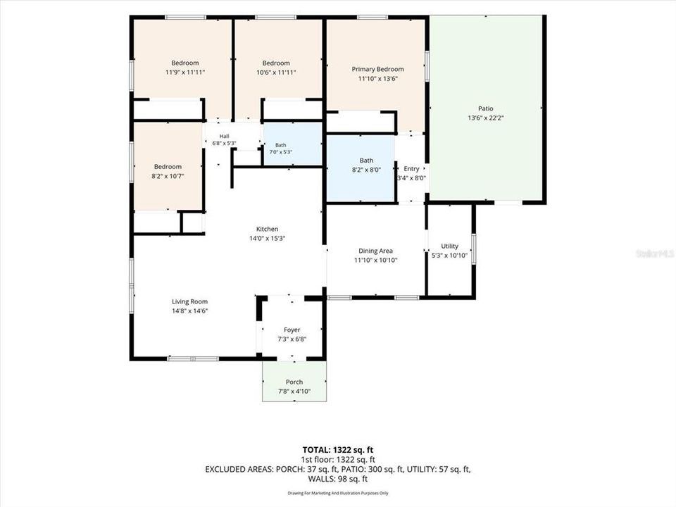Active With Contract: $400,000 (4 beds, 2 baths, 1547 Square Feet)
