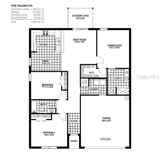 For Sale: $299,990 (3 beds, 2 baths, 1443 Square Feet)