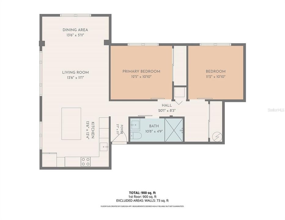 For Sale: $489,300 (2 beds, 1 baths, 1002 Square Feet)