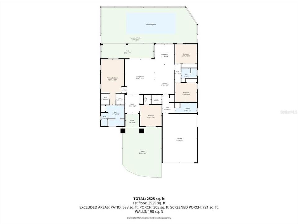 En Venta: $480,000 (3 camas, 2 baños, 2094 Pies cuadrados)
