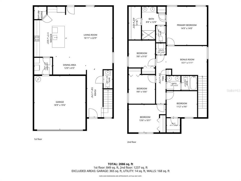 En Venta: $449,000 (5 camas, 2 baños, 2215 Pies cuadrados)