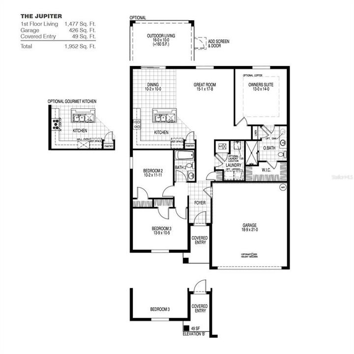 For Sale: $344,990 (3 beds, 2 baths, 1477 Square Feet)