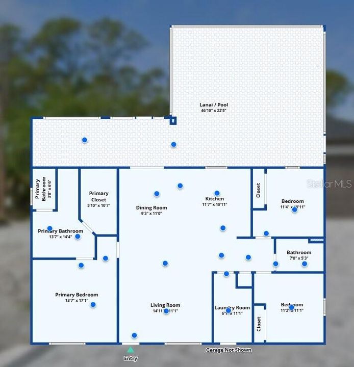 На продажу: $435,000 (3 спален, 2 ванн, 1492 Квадратных фут)