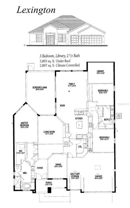 На продажу: $559,900 (3 спален, 2 ванн, 2811 Квадратных фут)