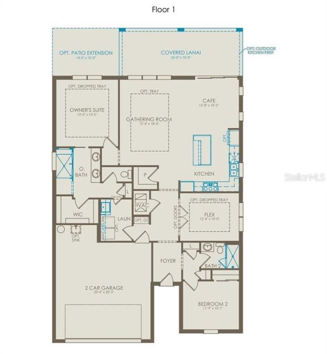 For Sale: $480,020 (2 beds, 2 baths, 1707 Square Feet)