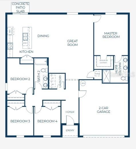 На продажу: $379,990 (4 спален, 2 ванн, 1867 Квадратных фут)