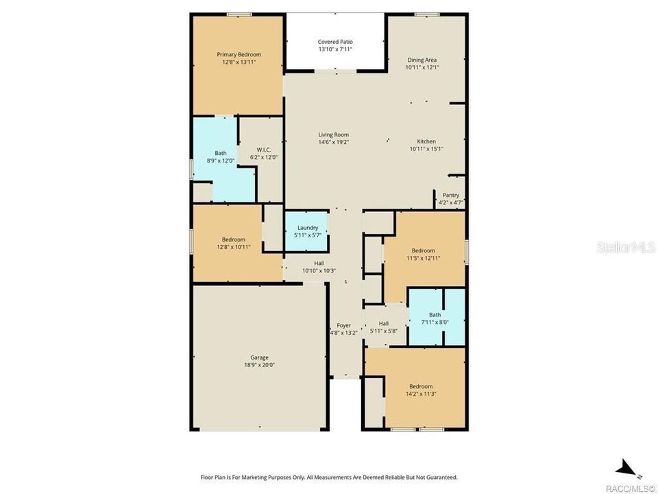 Под контрактом: $279,000 (4 спален, 2 ванн, 1818 Квадратных фут)