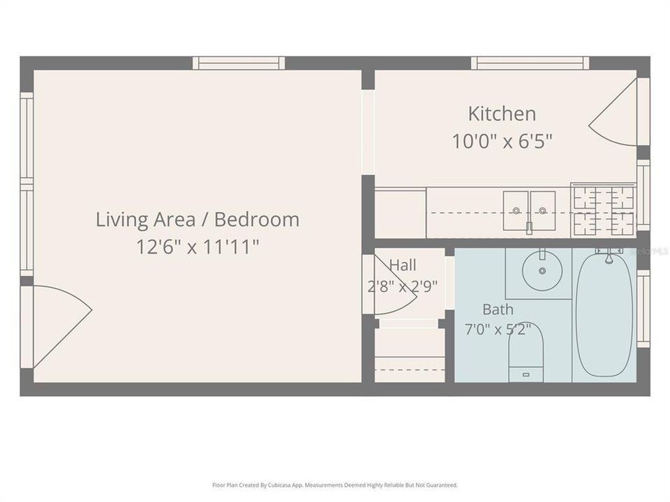 For Rent: $1,200 (0 beds, 1 baths, 250 Square Feet)