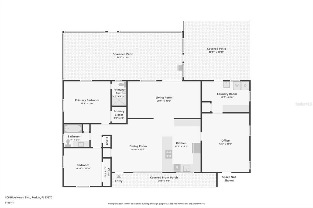 На продажу: $675,000 (3 спален, 2 ванн, 1566 Квадратных фут)