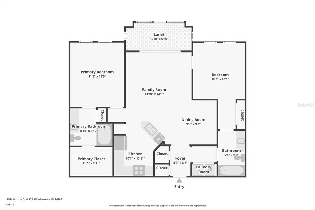 For Sale: $295,000 (2 beds, 2 baths, 1161 Square Feet)