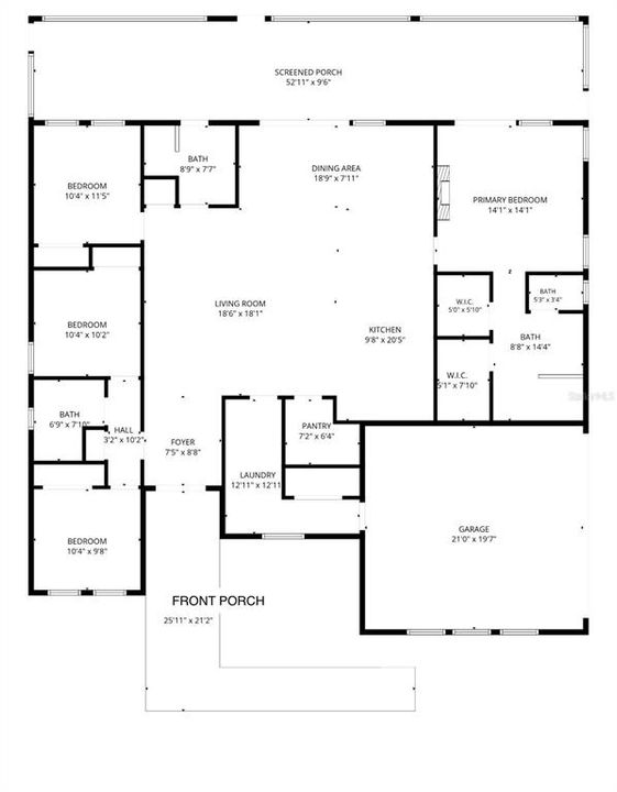 For Sale: $1,300,000 (4 beds, 3 baths, 2017 Square Feet)