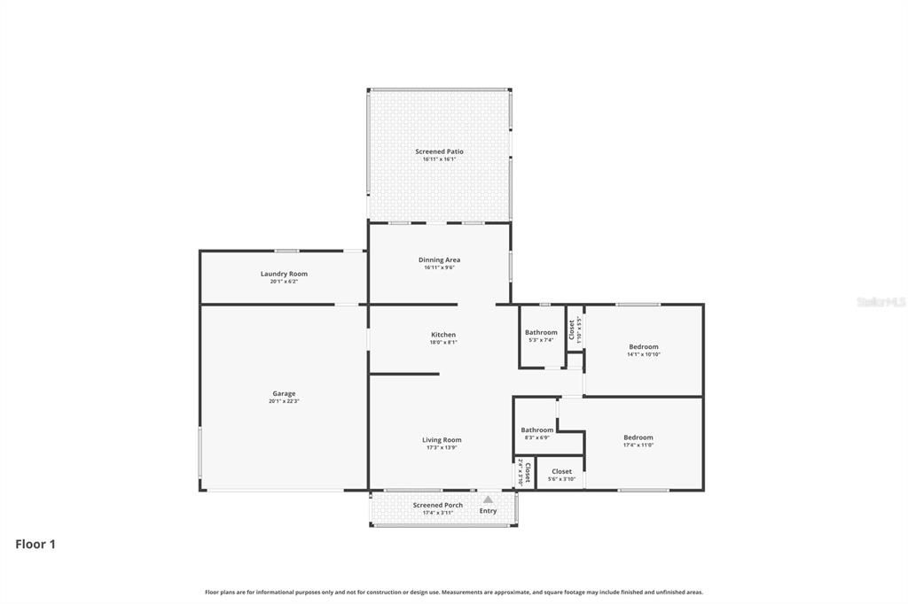 На продажу: $265,000 (2 спален, 2 ванн, 1123 Квадратных фут)