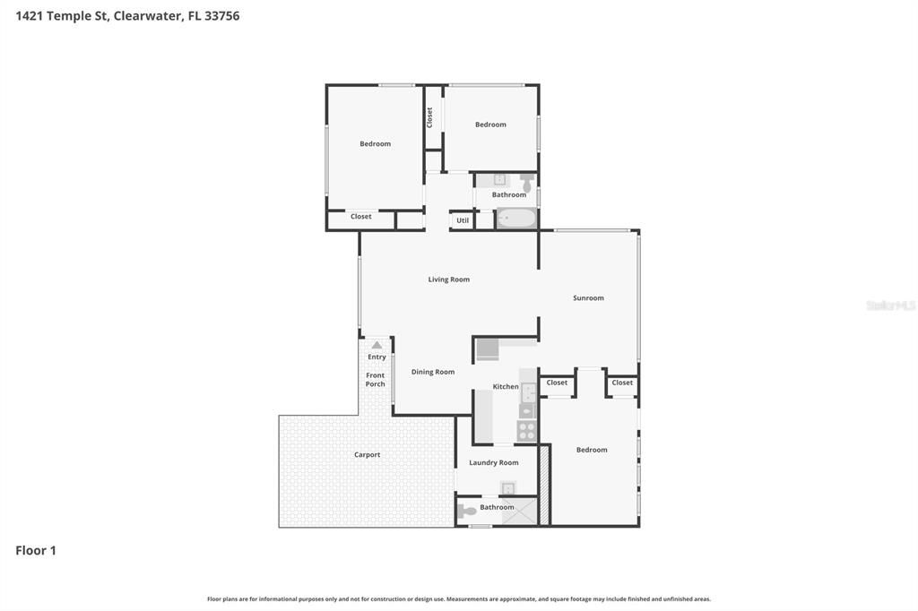На продажу: $359,000 (3 спален, 2 ванн, 1536 Квадратных фут)