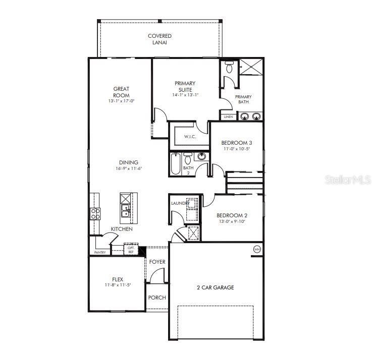 На продажу: $349,990 (3 спален, 2 ванн, 1692 Квадратных фут)
