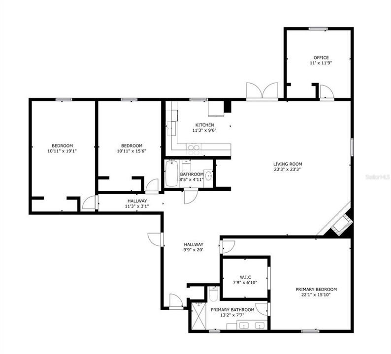 На продажу: $379,000 (4 спален, 2 ванн, 1875 Квадратных фут)