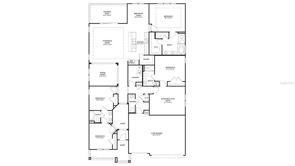 En Venta: $470,900 (4 camas, 3 baños, 2727 Pies cuadrados)