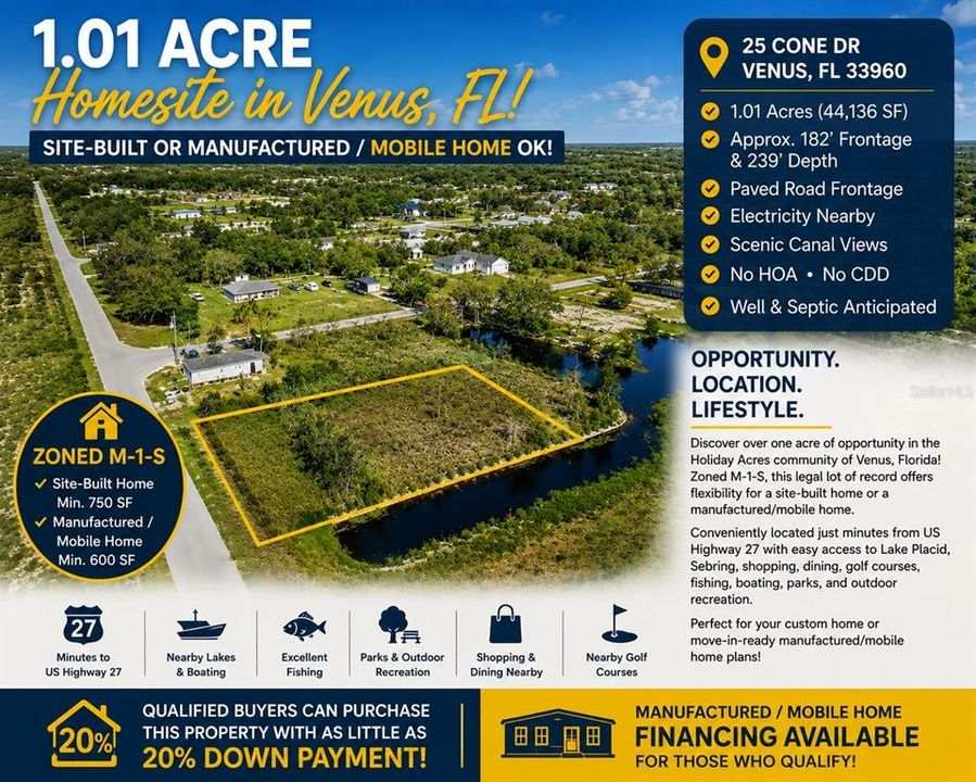 En Venta: $29,000 (1.00 acres)