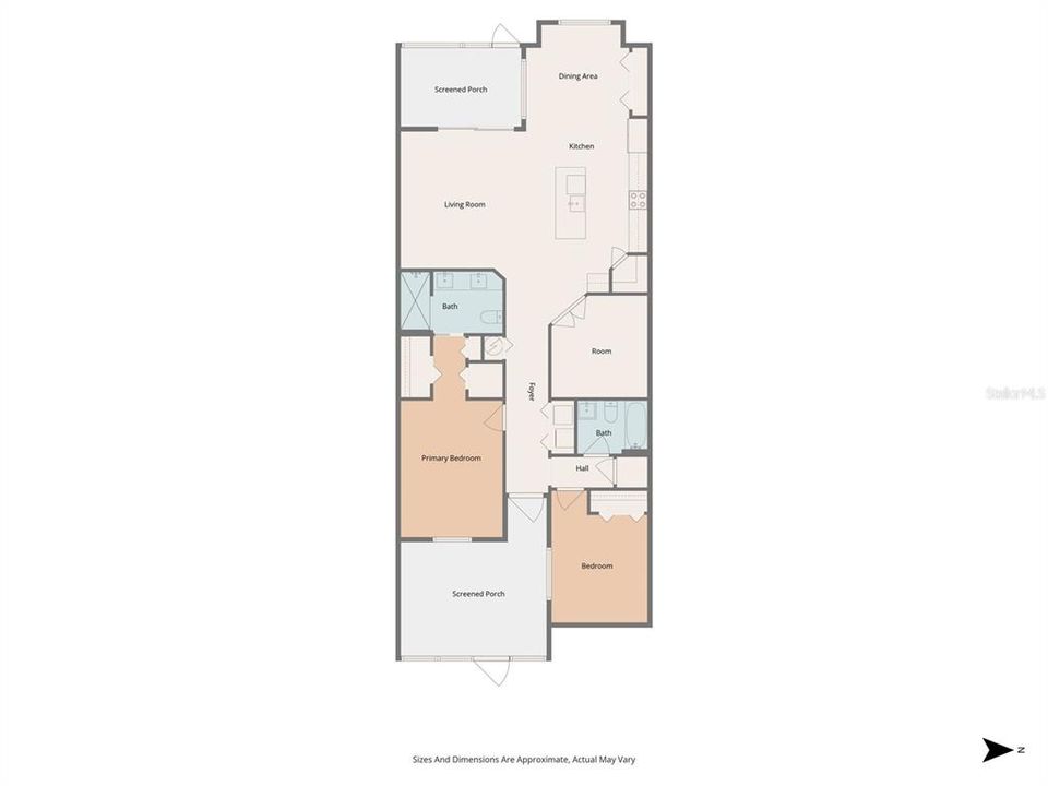 На продажу: $365,000 (2 спален, 2 ванн, 1366 Квадратных фут)