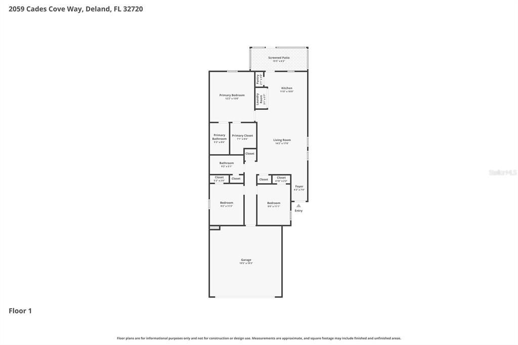For Sale: $290,000 (3 beds, 2 baths, 1174 Square Feet)