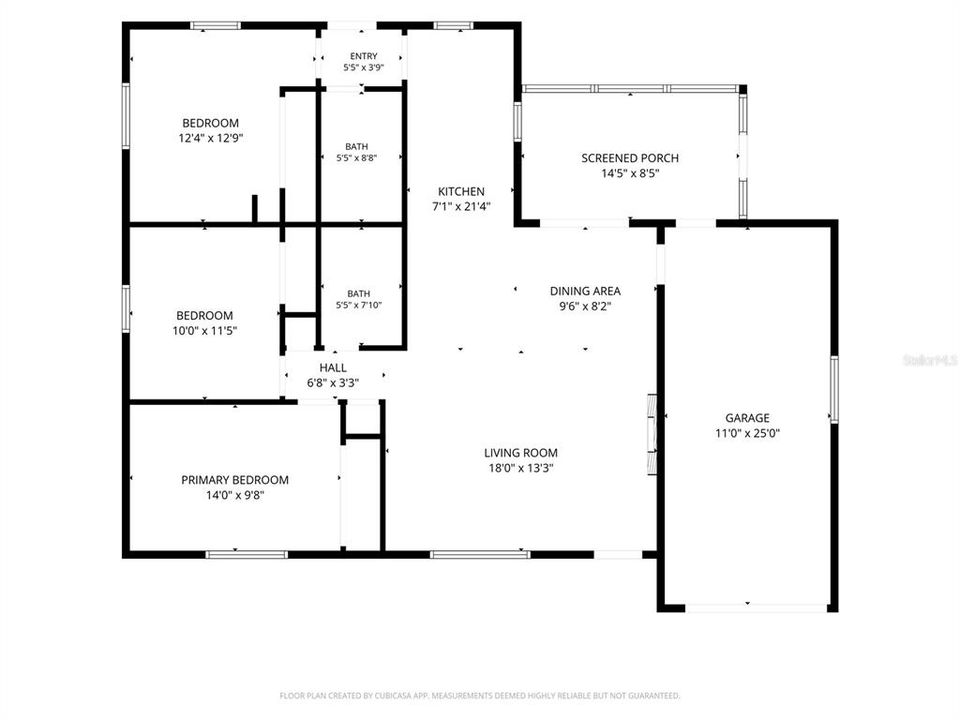На продажу: $395,000 (3 спален, 2 ванн, 1129 Квадратных фут)