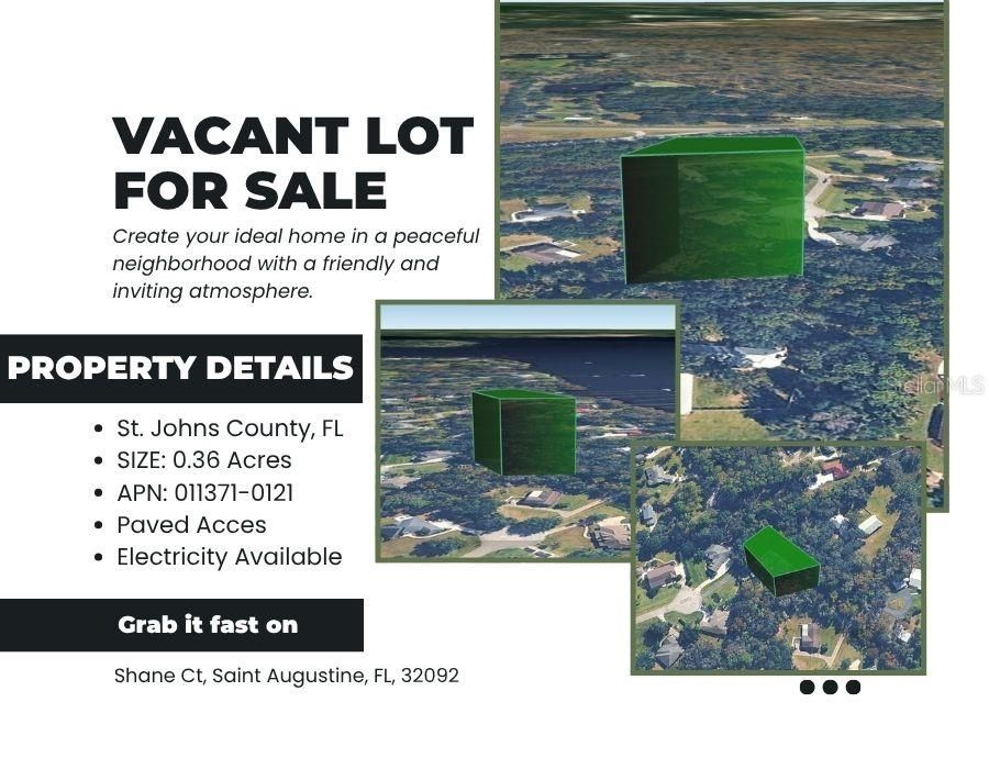 En Venta: $85,000 (0.36 acres)