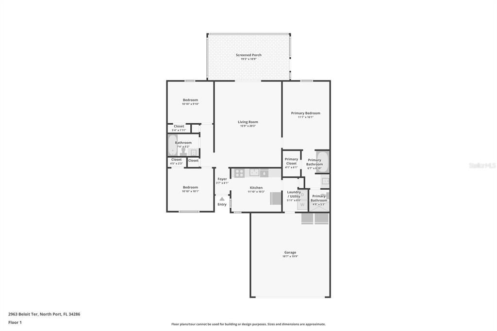 For Sale: $245,000 (3 beds, 2 baths, 1264 Square Feet)