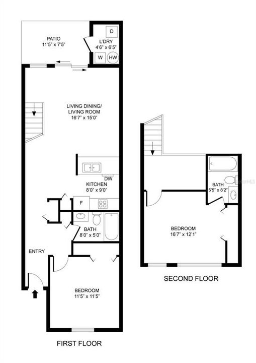 En Venta: $260,000 (2 camas, 2 baños, 1018 Pies cuadrados)