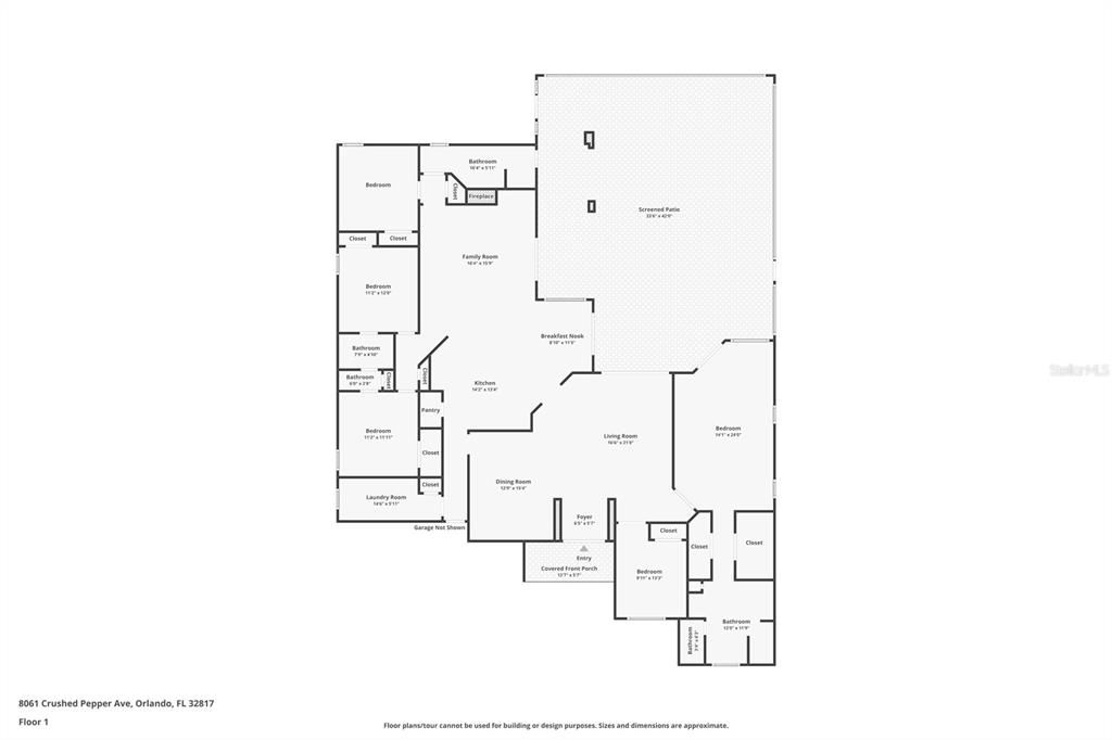 Activo con contrato: $768,000 (5 camas, 3 baños, 3075 Pies cuadrados)