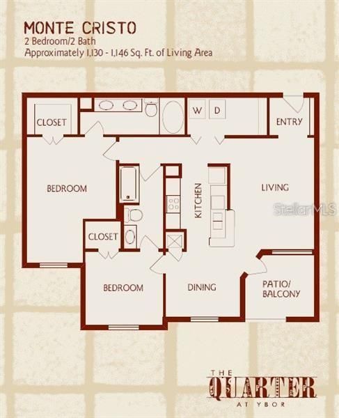 На продажу: $249,000 (2 спален, 2 ванн, 1152 Квадратных фут)