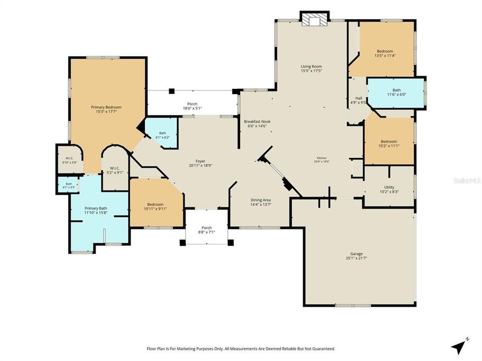 For Sale: $1,700,000 (4 beds, 2 baths, 2520 Square Feet)
