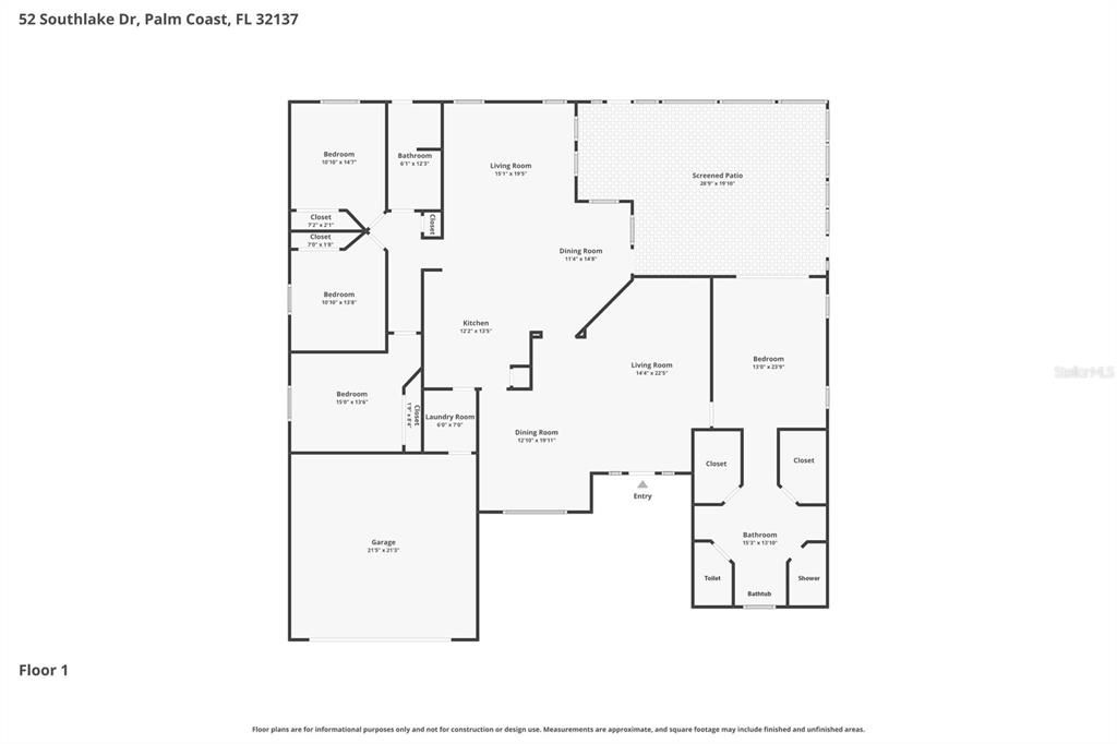 На продажу: $575,000 (4 спален, 2 ванн, 2443 Квадратных фут)