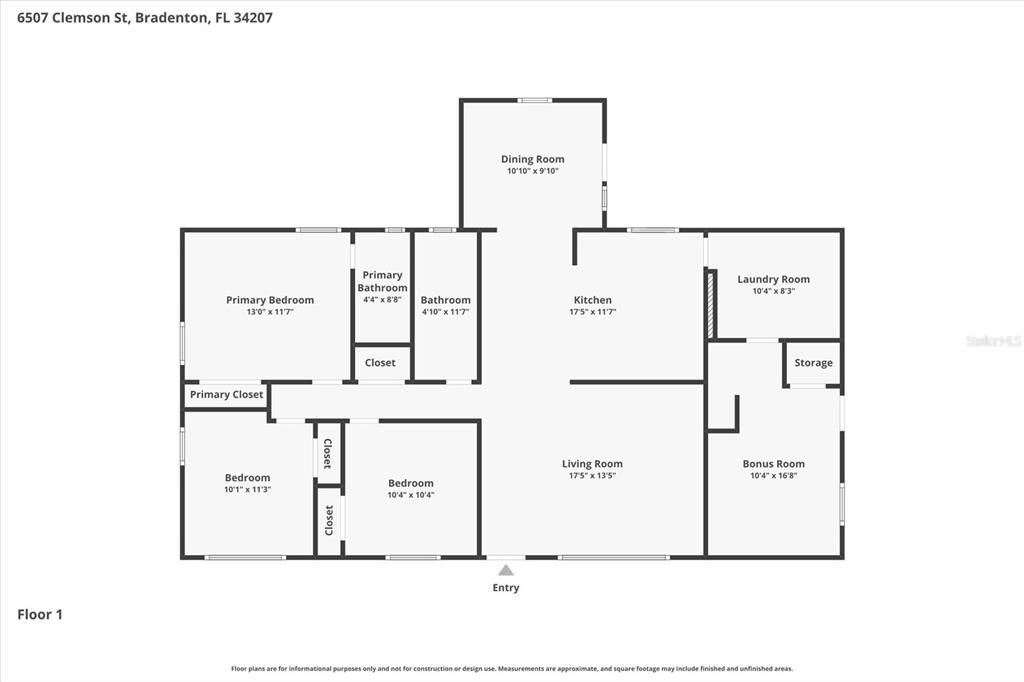 На продажу: $330,000 (3 спален, 2 ванн, 1382 Квадратных фут)